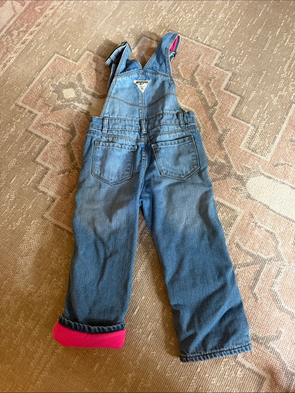 Fleece lined OshKosh Overalls Toddler 3T